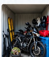 Hobby equipment in storage