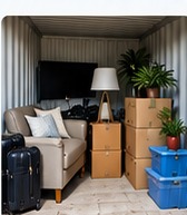 Household items in storage